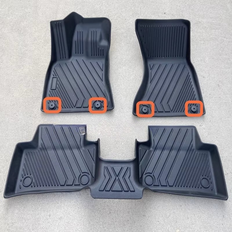 Car Floor Mat Rubber - Porsche Macan S T GTS 2014-2026