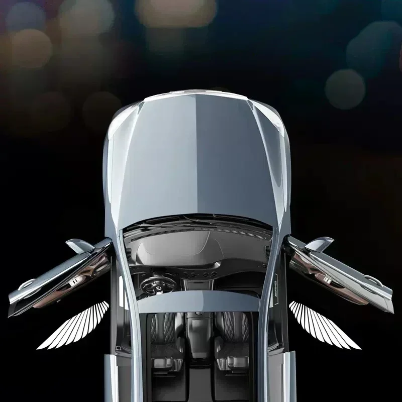Car Accessories Logo - 2 adet/4 adet araba melek kanatları