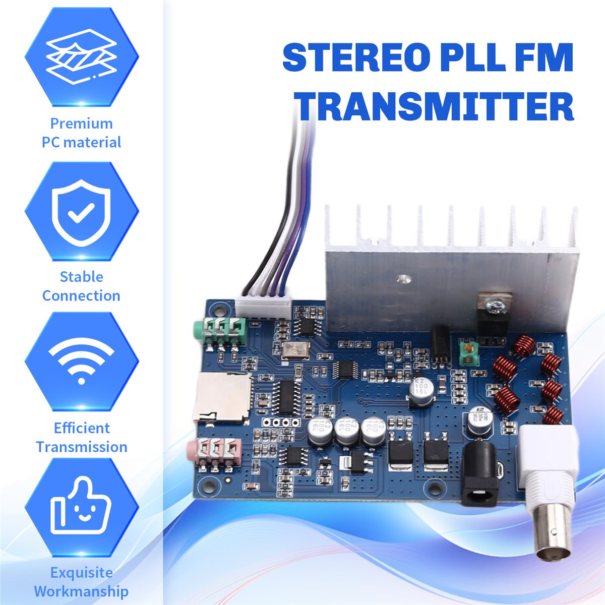 Fm Transmitter - OKgood DIY Kitleri 5W 76M-108MHZ 7W