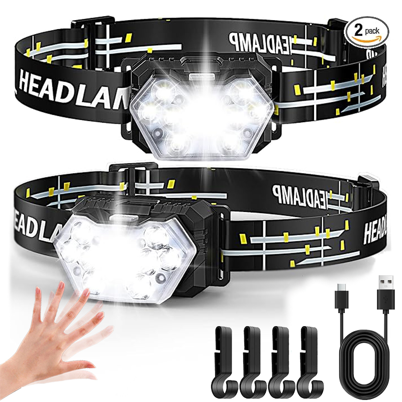 Led Headlight Bulbs - Güçlü LED Sensörlü Far USB Şarj