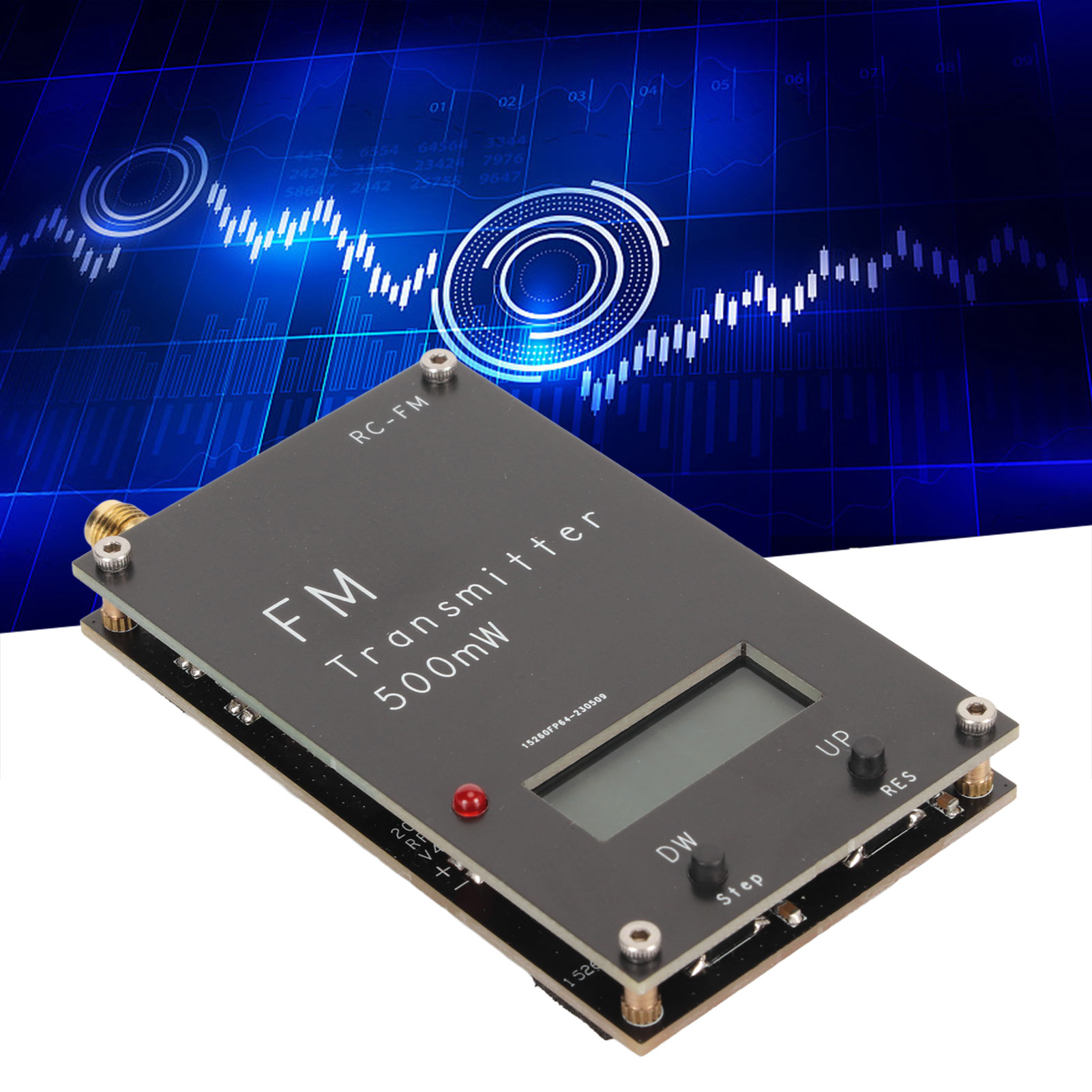Fm Transmitter - LCD Ekranlı 500mW FM Verici 2000M