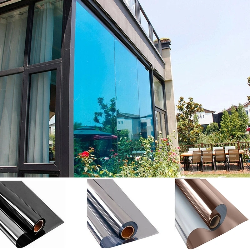 Tinted Window Film - Ev Penceresi Gizlilik Filmi Yapışkanlı Vinil