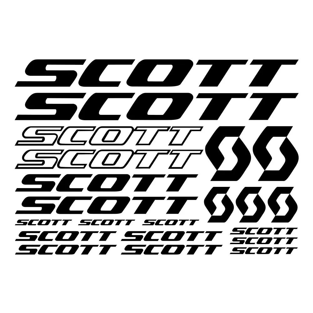Car Accessories Nz - Araba Etiket 21 adet SCOTT BISIKLET