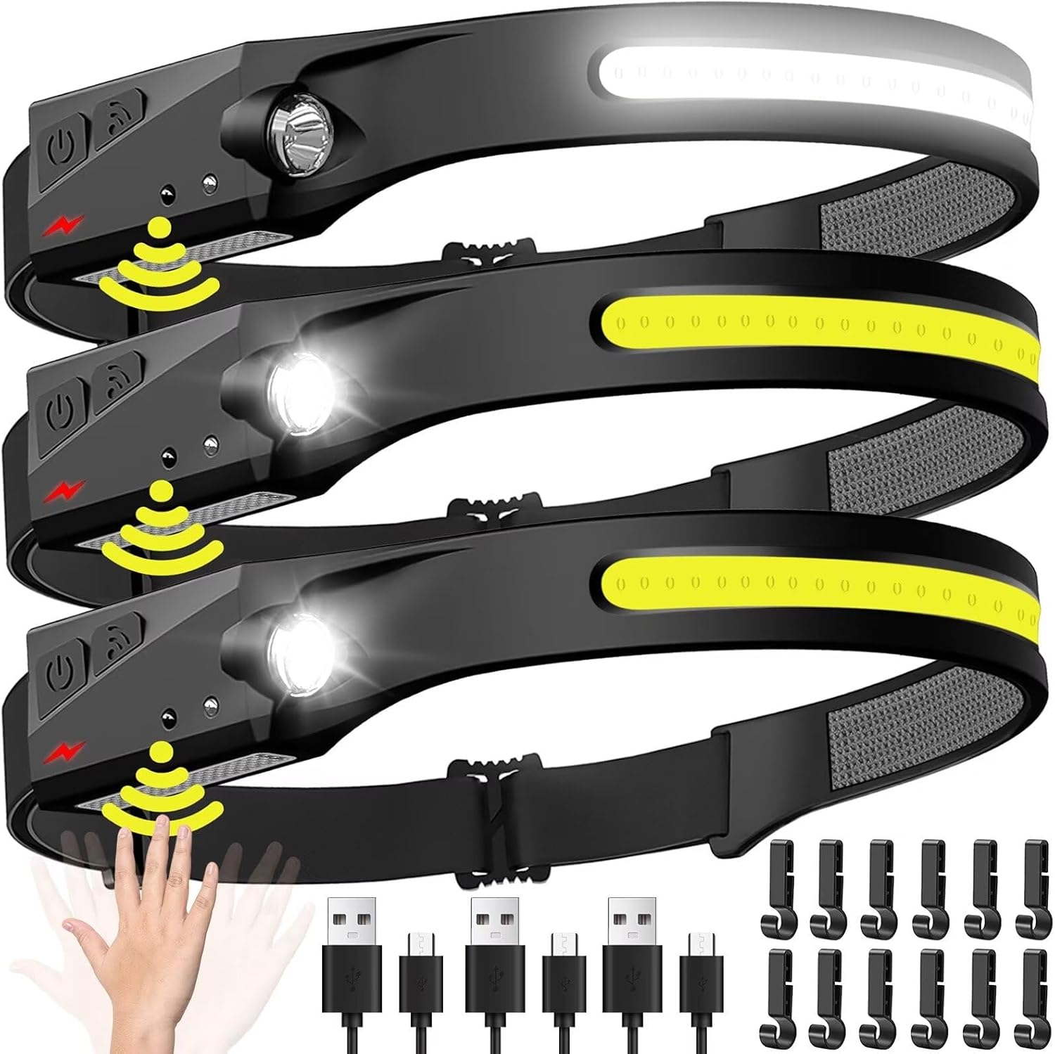 Led Headlight Bulbs - Sensörlü Far LED Kafa Feneri Şarj