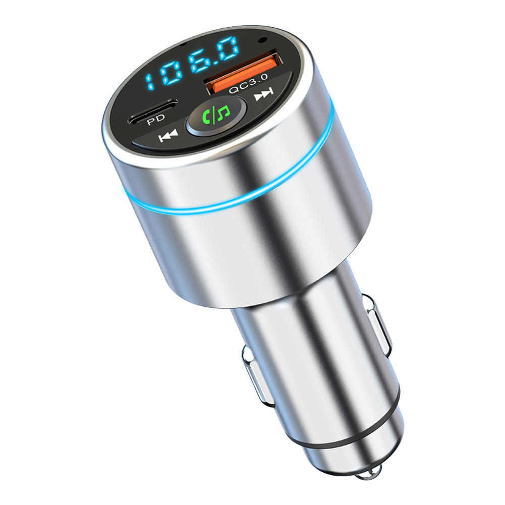 Fm Transmitter - AZ-Car Verici BC61 Araç Bluetooth MP3
