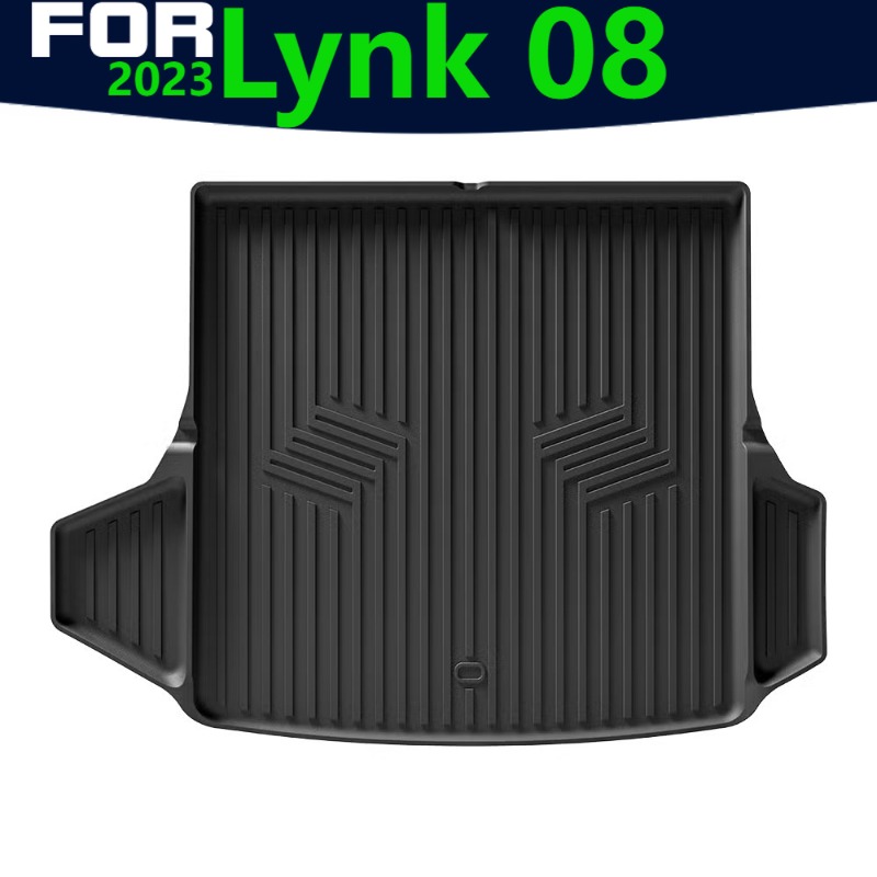 Car Floor Mat Rubber - Lynk 08 2023 için Arka Bagaj