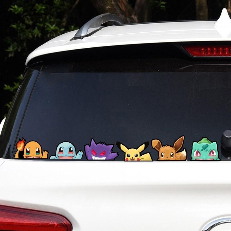 Car Accessories Toy - Pokémon araba camı çıkartması, Pokémon Gengar