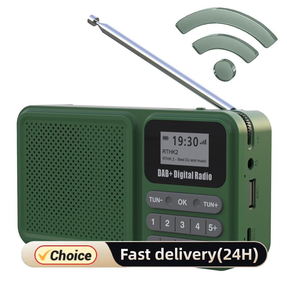 Fm Transmitter - Taşınabilir DAB+ Radyo, LCD Ekran, Bluetooth