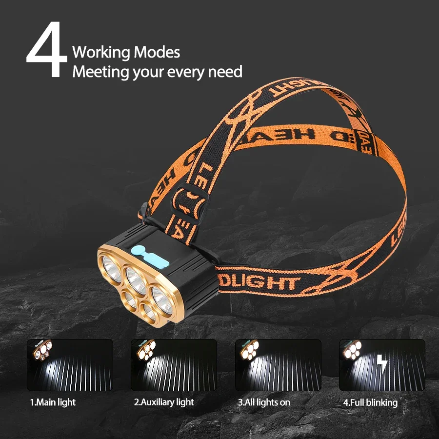 Şarj edilebilir 5 LED Far Ultr - Led Headlight Bulbs incelemesi ve fiyatı