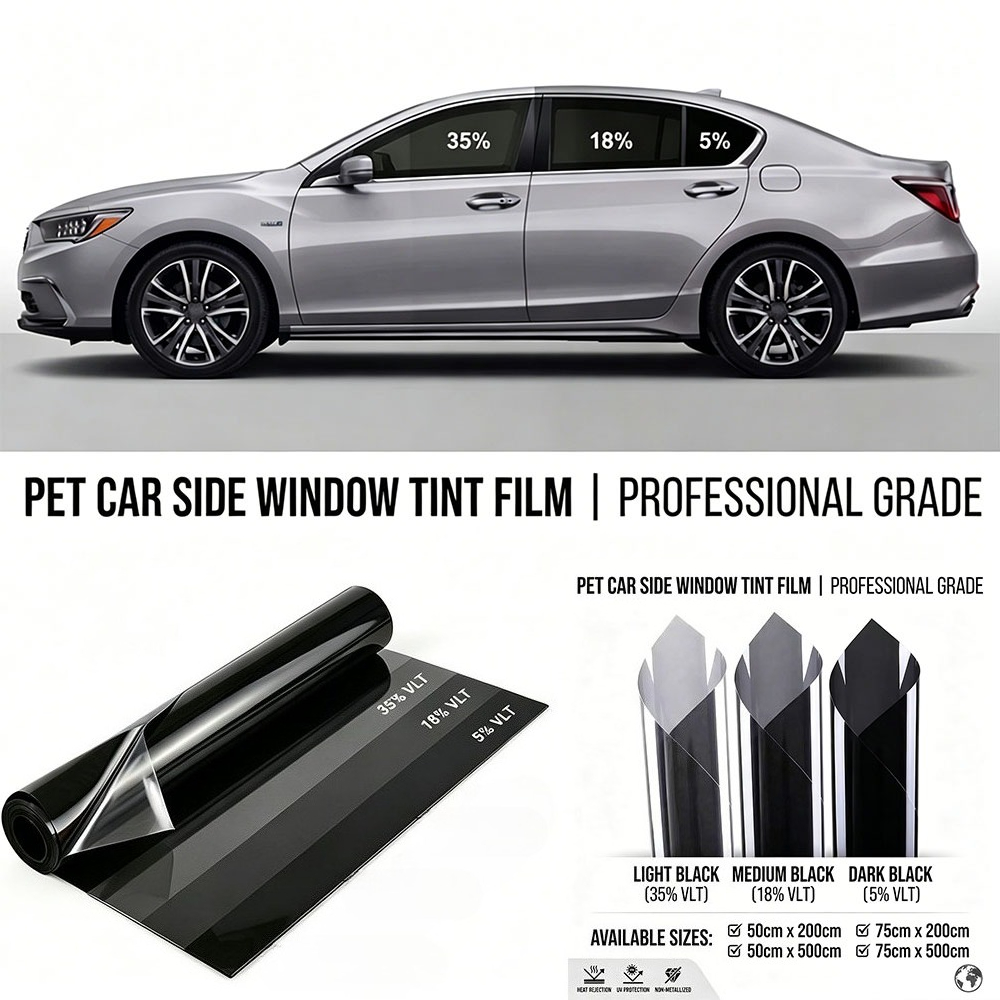 2m/5m %5/18/35 VLT Araç Camı G - Tinted Window Film incelemesi ve fiyatı