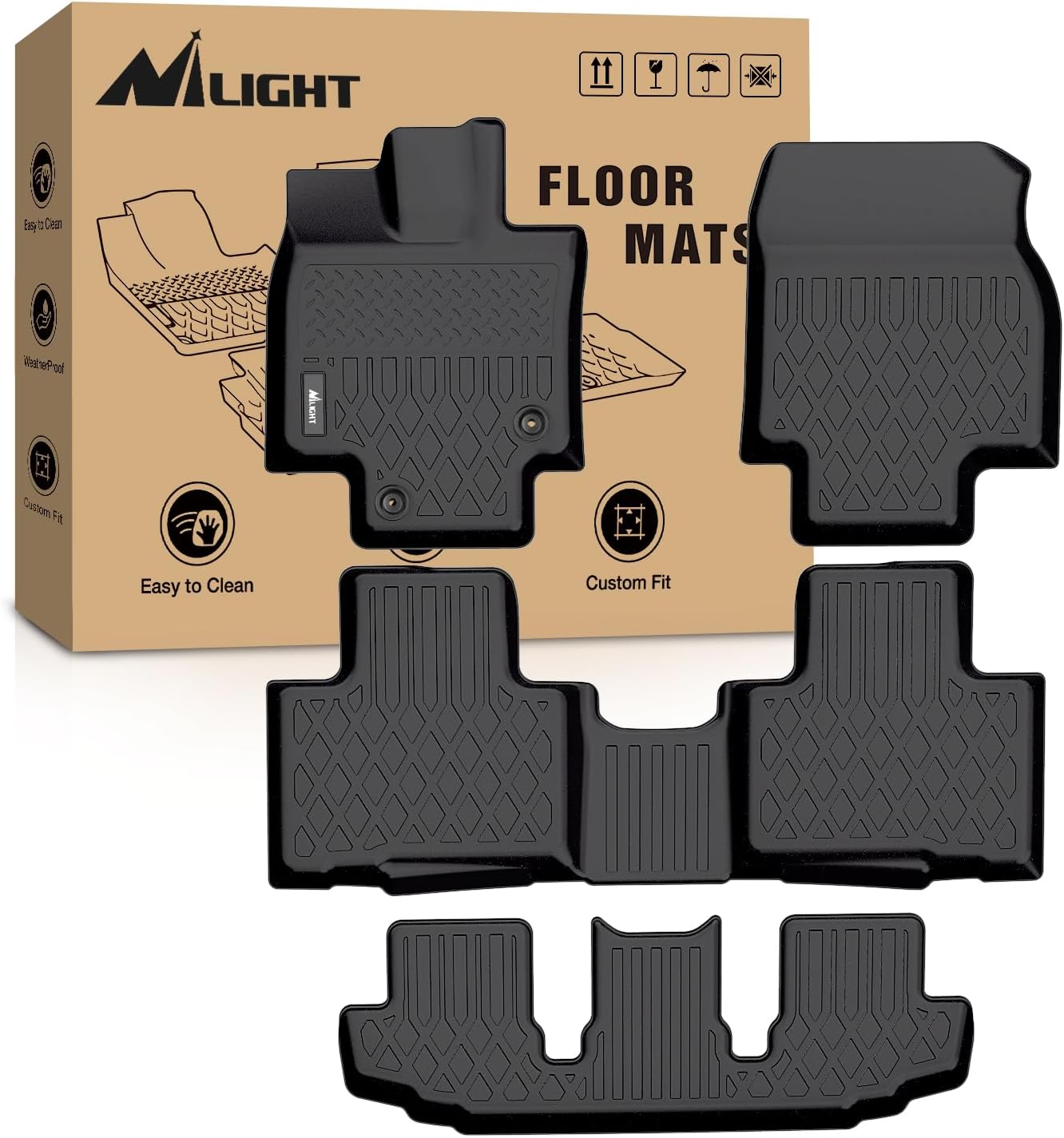 Nilight Özel Uyumlu TPE Paspas - Car Floor Mat Rubber incelemesi ve fiyatı