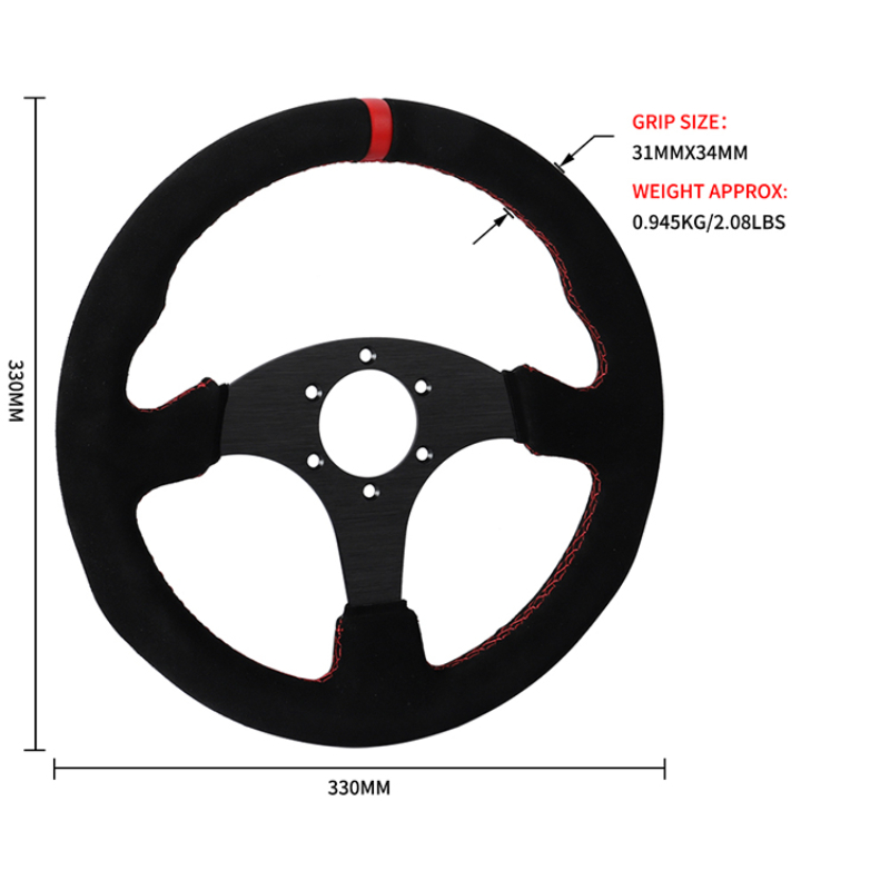 Süet Yarış Direksiyon Simidi D - Car Accessories Logo incelemesi ve fiyatı