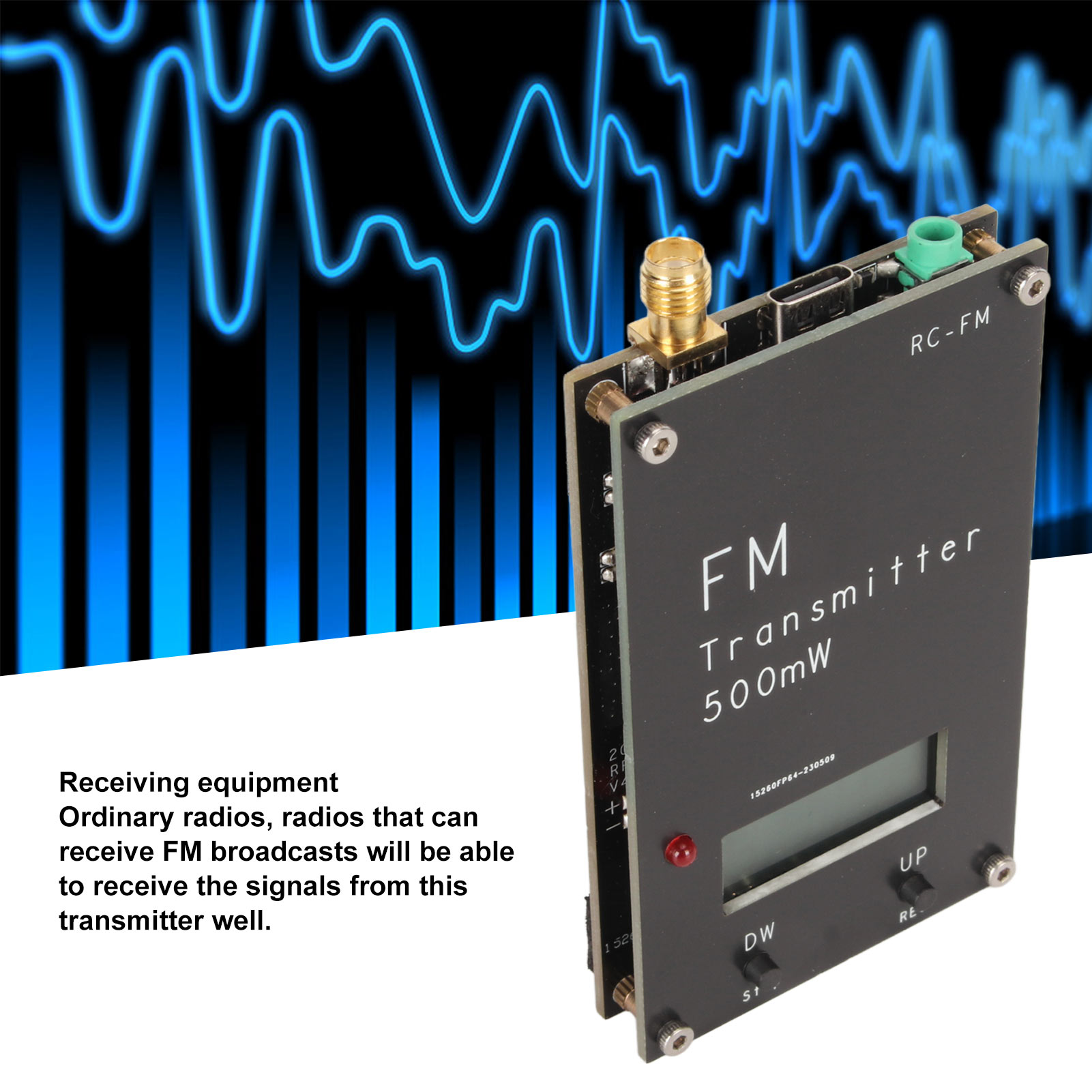 LCD Ekranlı 500mW FM Verici 20 - Fm Transmitter incelemesi ve fiyatı