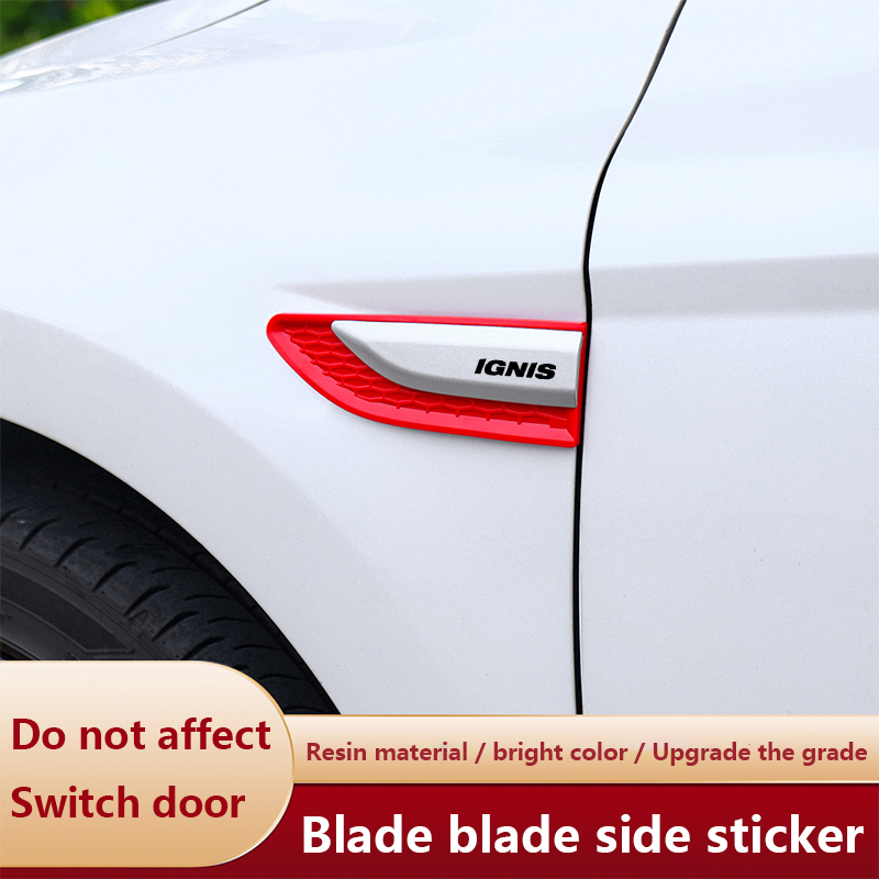 2 adet araba yan çamurluk bıça - Car Accessories Logo incelemesi ve fiyatı