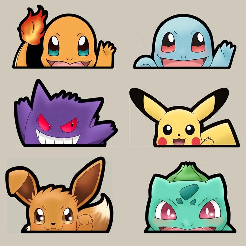 Pokémon araba camı çıkartması, - Car Accessories Toy incelemesi ve fiyatı