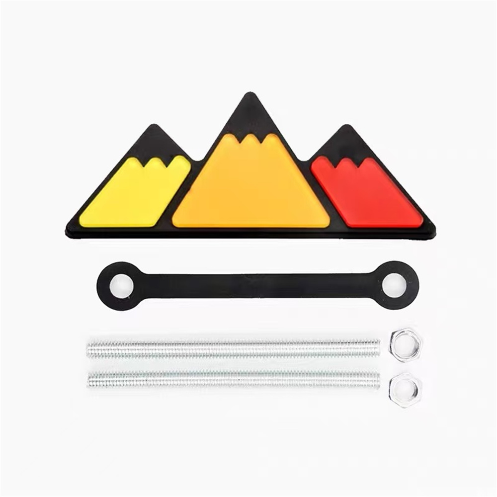 1 Adet Alüminyum 3D Üç Renkli  - Car Accessories Logo incelemesi ve fiyatı